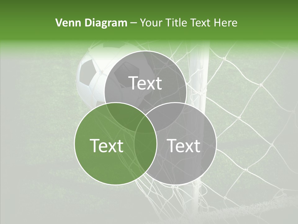 Ball Meadow Goal PowerPoint Template