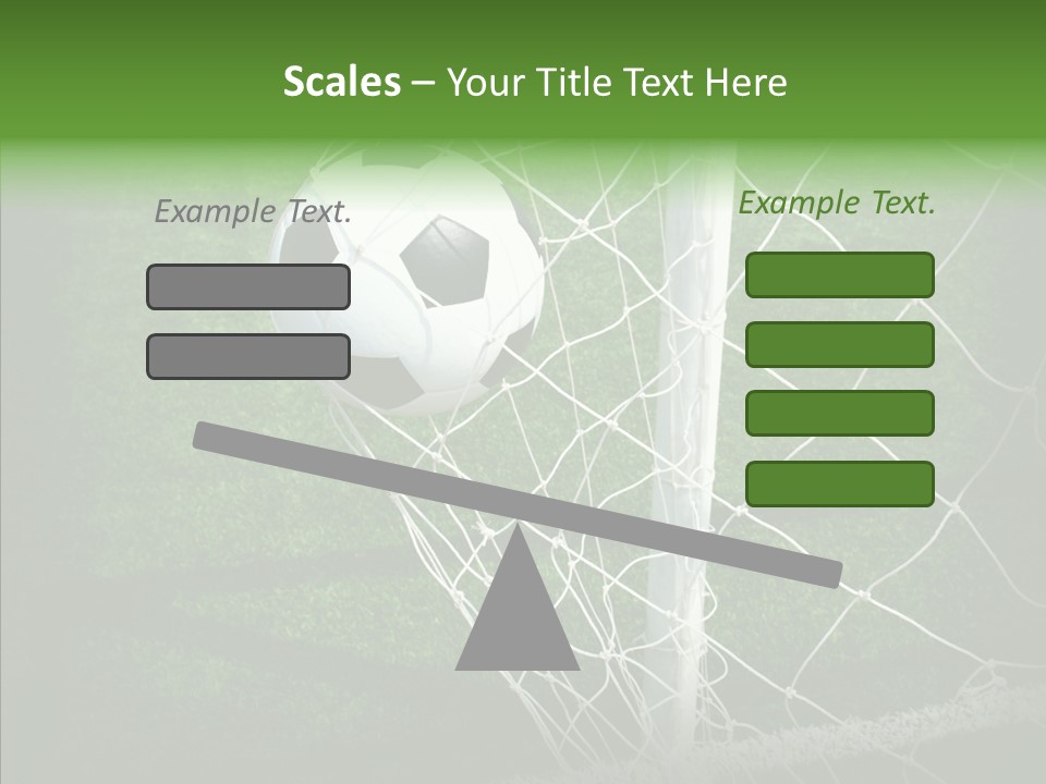 Ball Meadow Goal PowerPoint Template