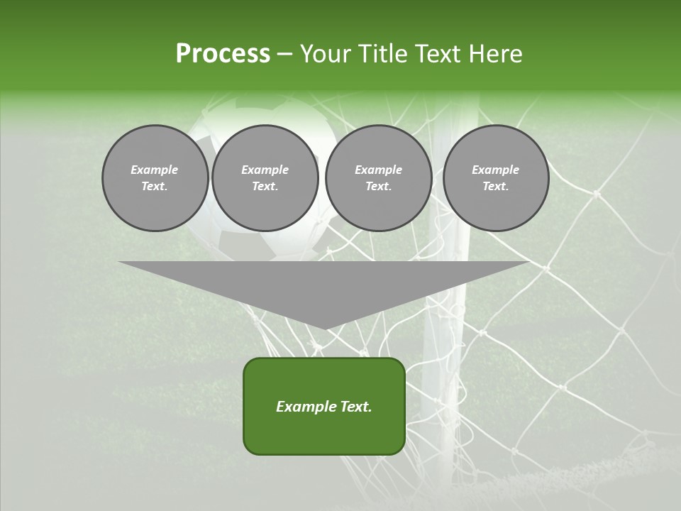 Ball Meadow Goal PowerPoint Template
