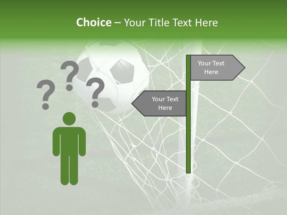 Ball Meadow Goal PowerPoint Template