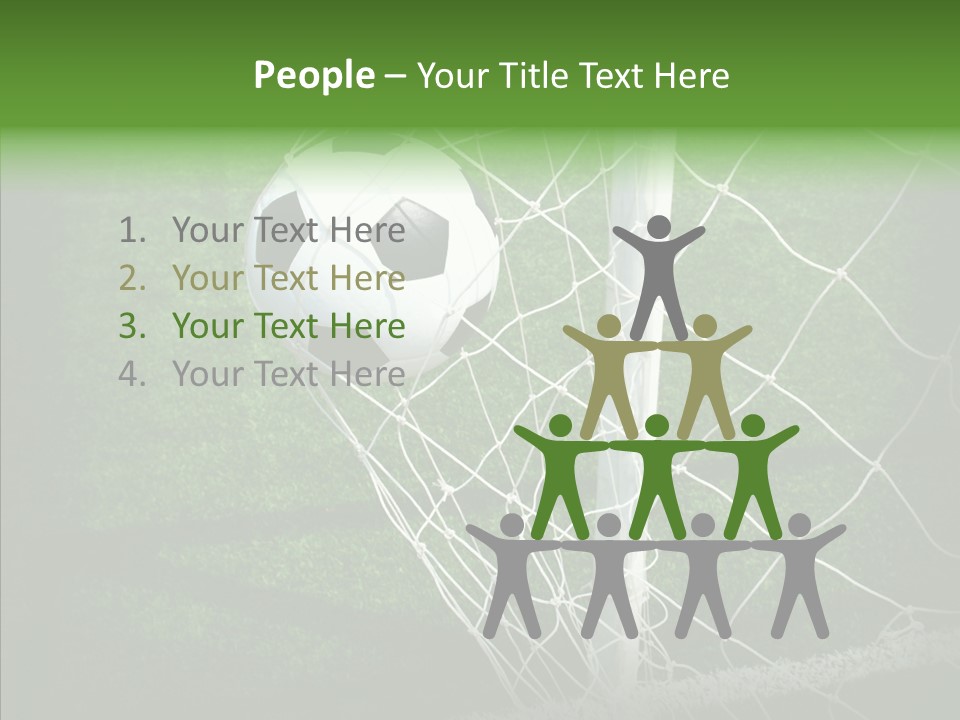 Ball Meadow Goal PowerPoint Template