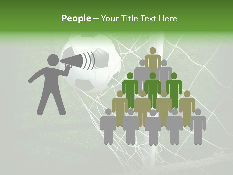 Ball Meadow Goal PowerPoint Template