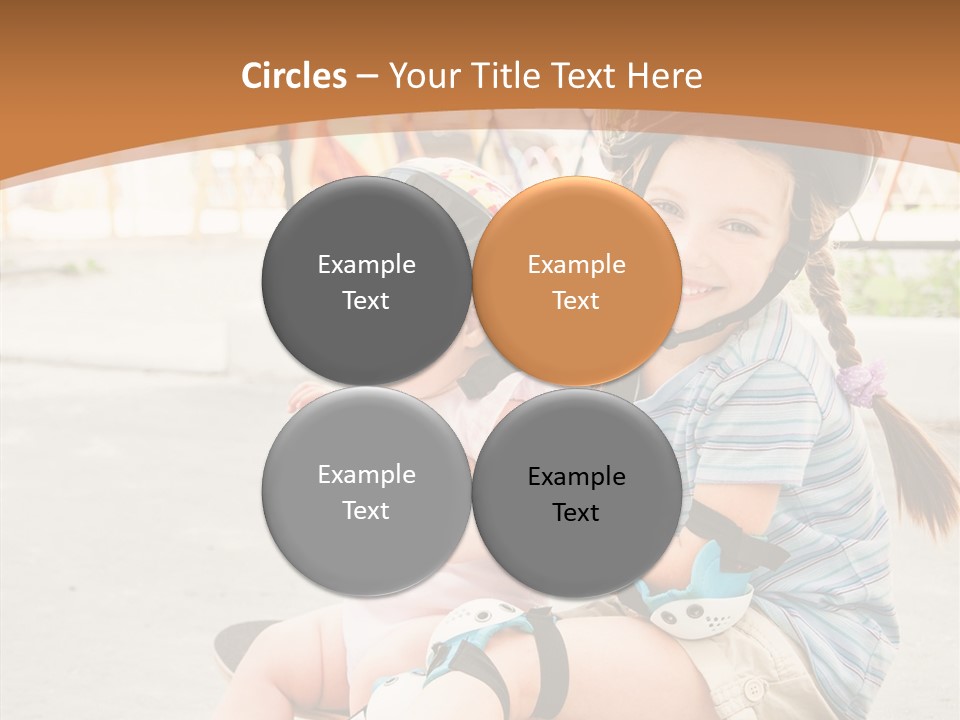 Fitness Cute Teenager PowerPoint Template