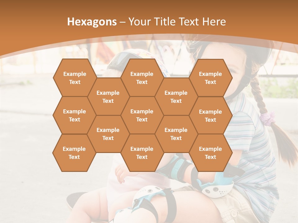 Fitness Cute Teenager PowerPoint Template