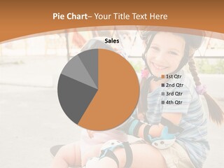 Fitness Cute Teenager PowerPoint Template