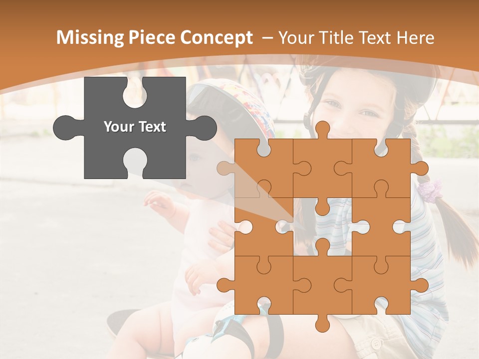 Fitness Cute Teenager PowerPoint Template