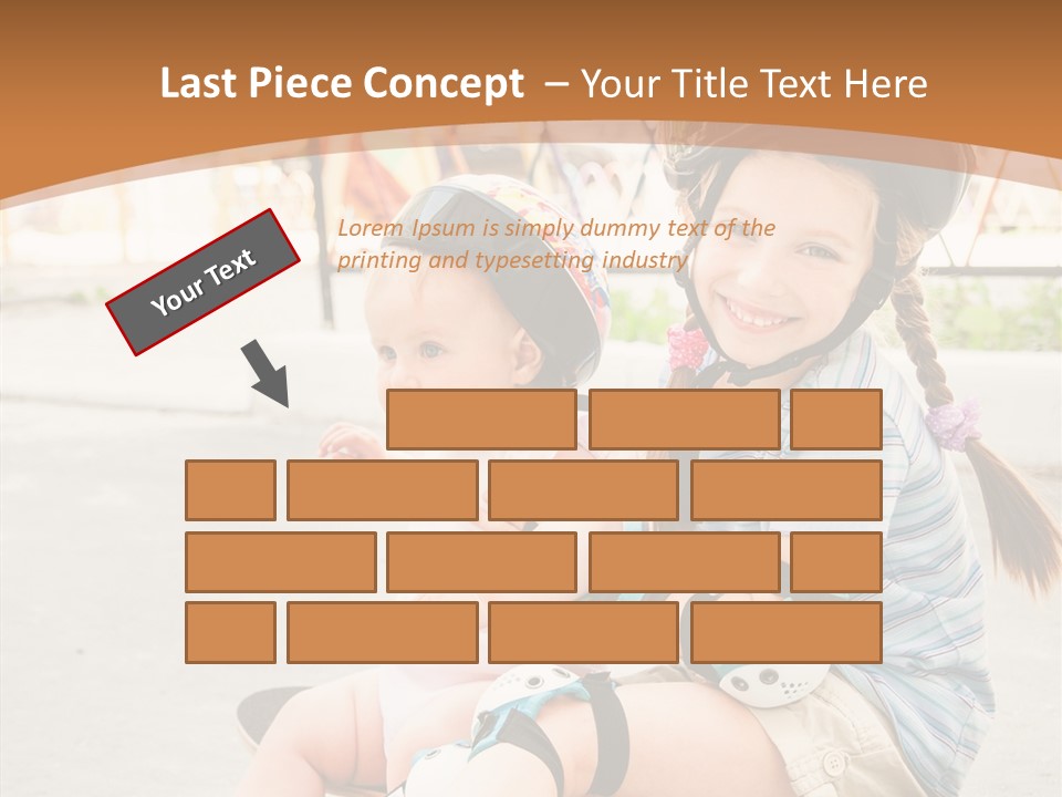 Fitness Cute Teenager PowerPoint Template