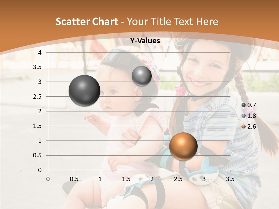 Fitness Cute Teenager PowerPoint Template