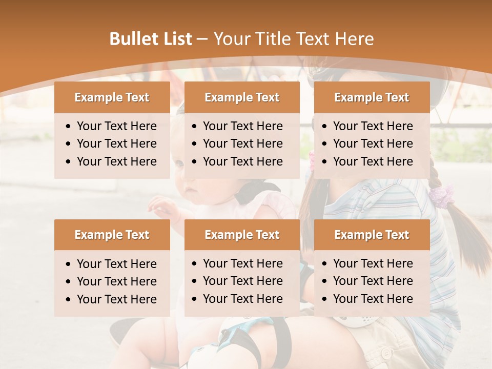 Fitness Cute Teenager PowerPoint Template