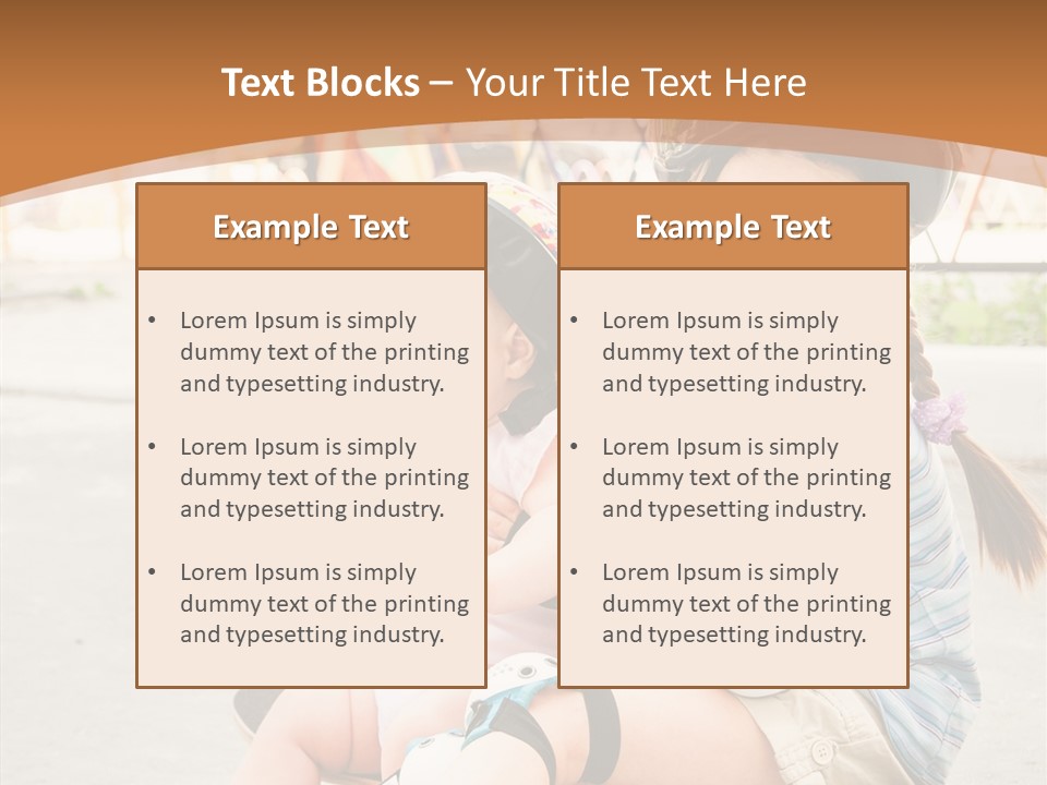 Fitness Cute Teenager PowerPoint Template