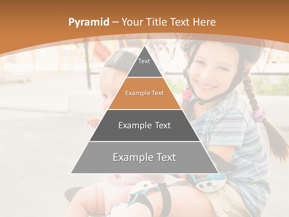 Fitness Cute Teenager PowerPoint Template