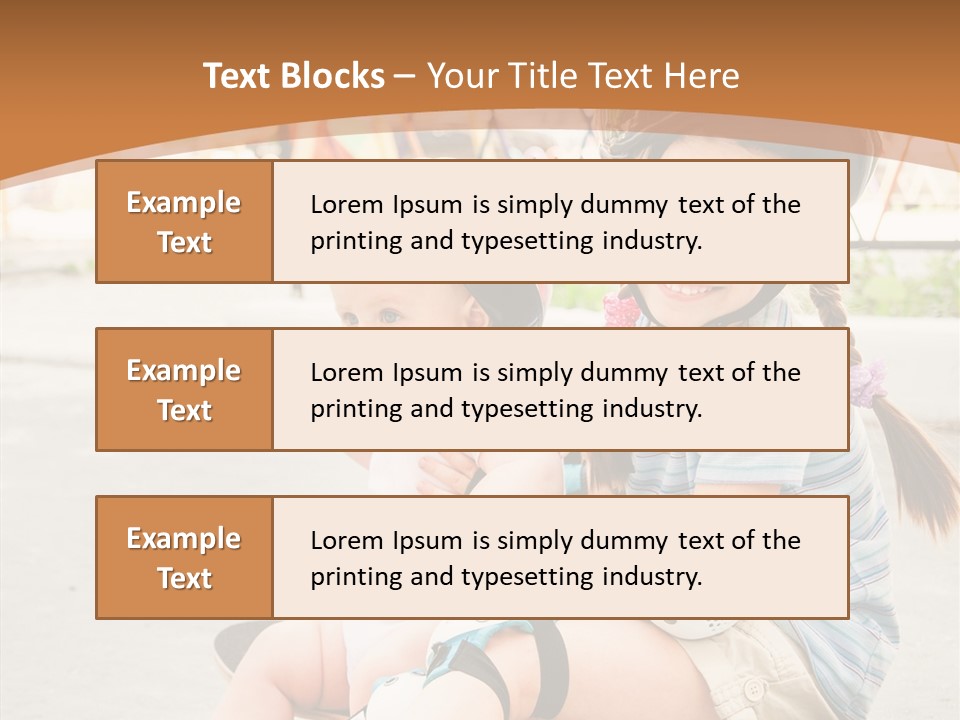 Fitness Cute Teenager PowerPoint Template