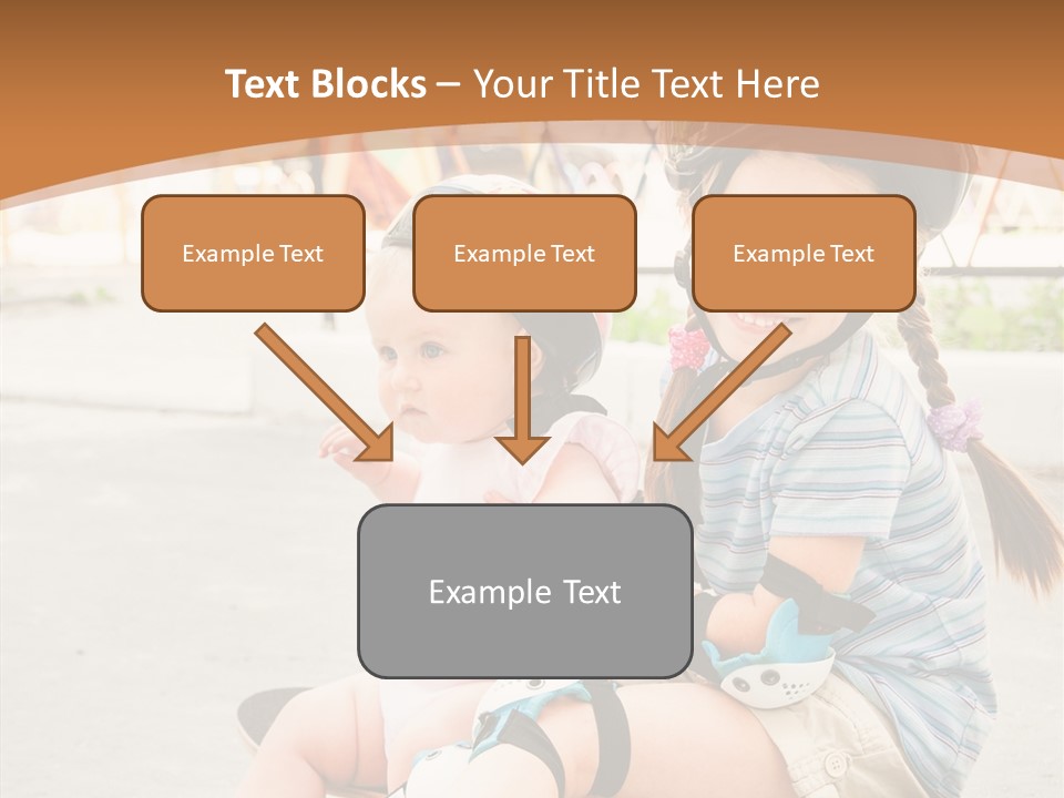 Fitness Cute Teenager PowerPoint Template