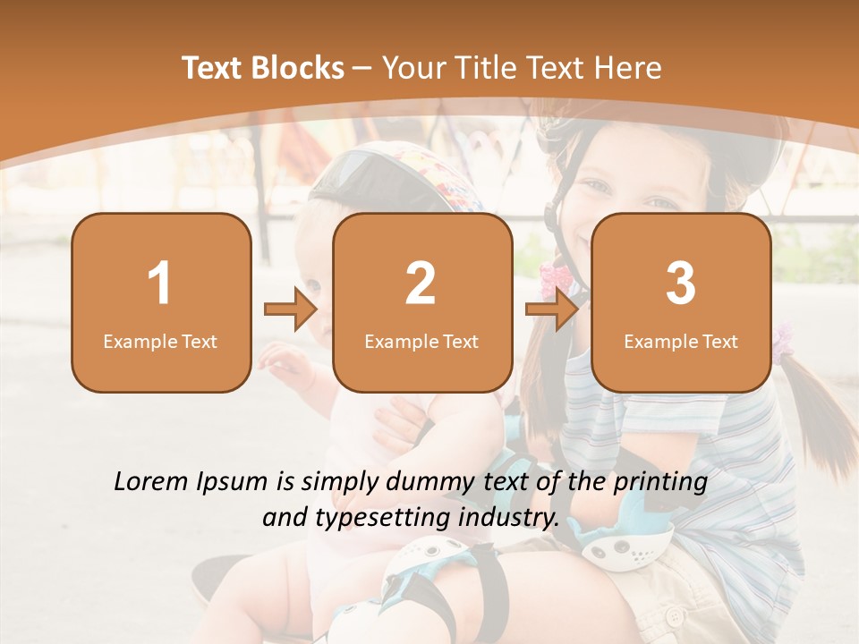 Fitness Cute Teenager PowerPoint Template