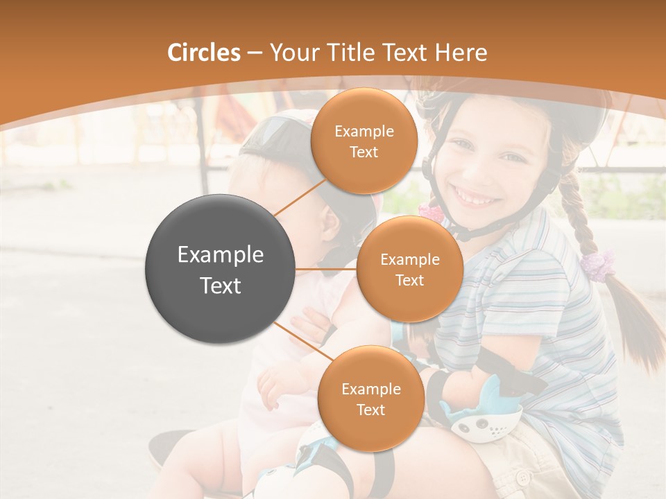 Fitness Cute Teenager PowerPoint Template