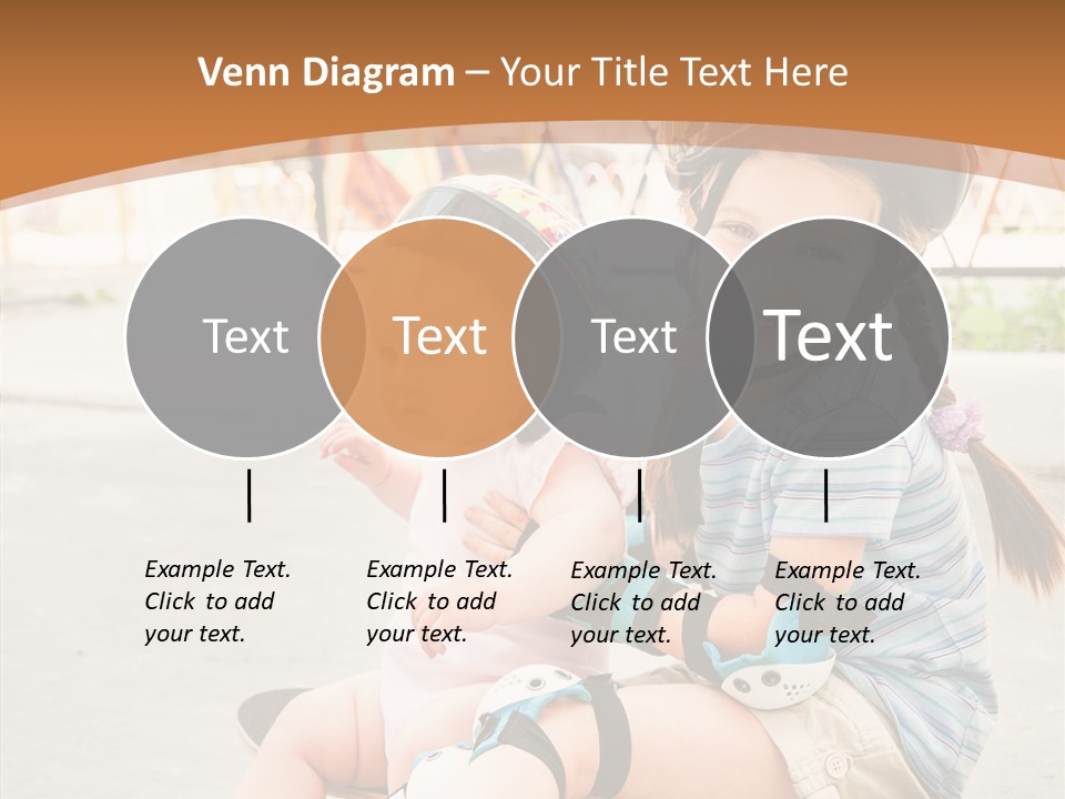 Fitness Cute Teenager PowerPoint Template