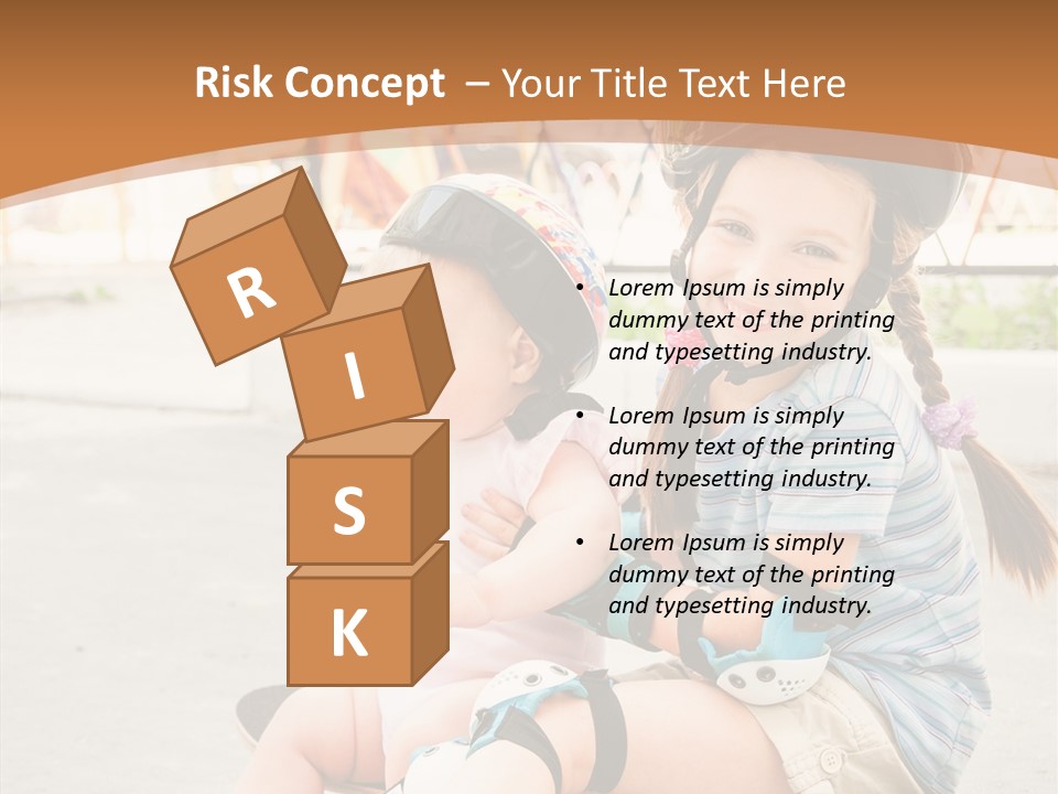 Fitness Cute Teenager PowerPoint Template