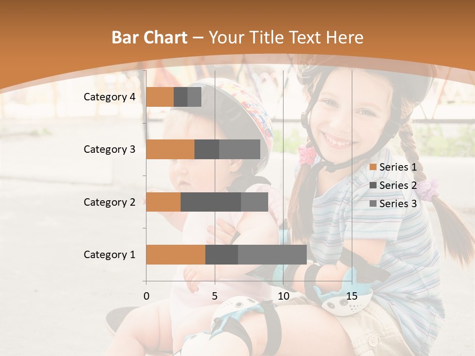 Fitness Cute Teenager PowerPoint Template