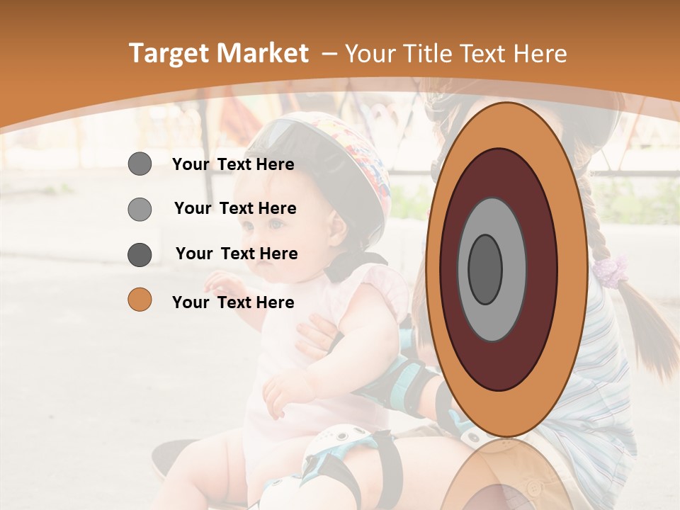 Fitness Cute Teenager PowerPoint Template