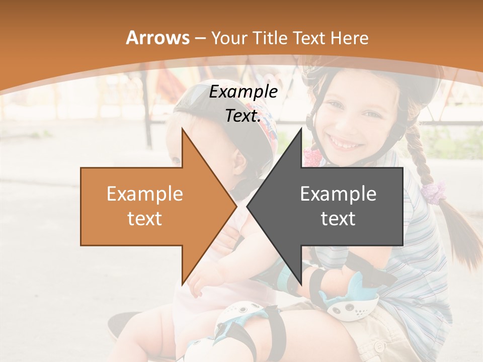 Fitness Cute Teenager PowerPoint Template