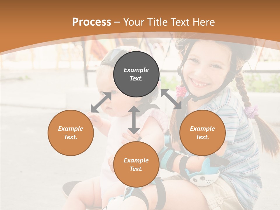 Fitness Cute Teenager PowerPoint Template