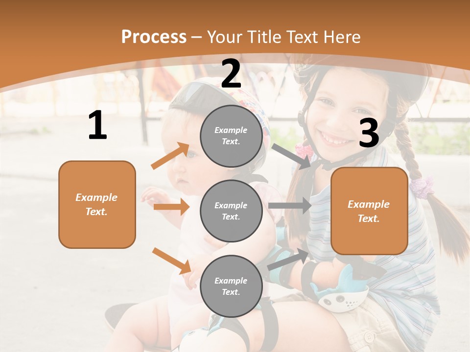 Fitness Cute Teenager PowerPoint Template