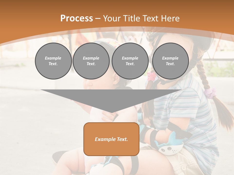 Fitness Cute Teenager PowerPoint Template