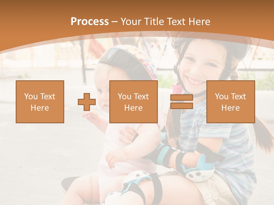 Fitness Cute Teenager PowerPoint Template