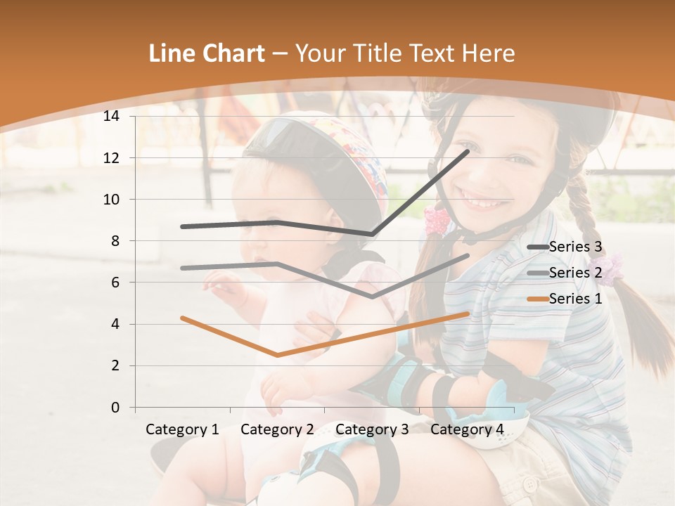 Fitness Cute Teenager PowerPoint Template