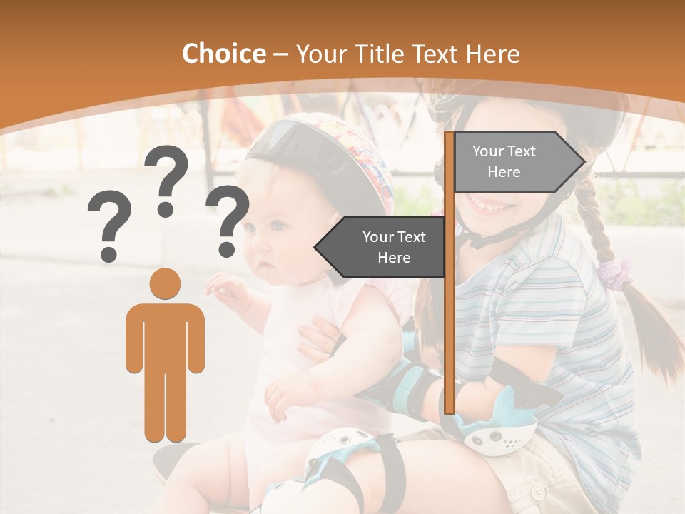 Fitness Cute Teenager PowerPoint Template