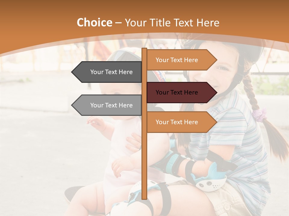 Fitness Cute Teenager PowerPoint Template