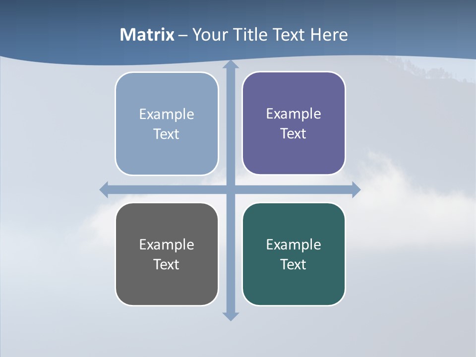 Escape Landscape Sunset PowerPoint Template