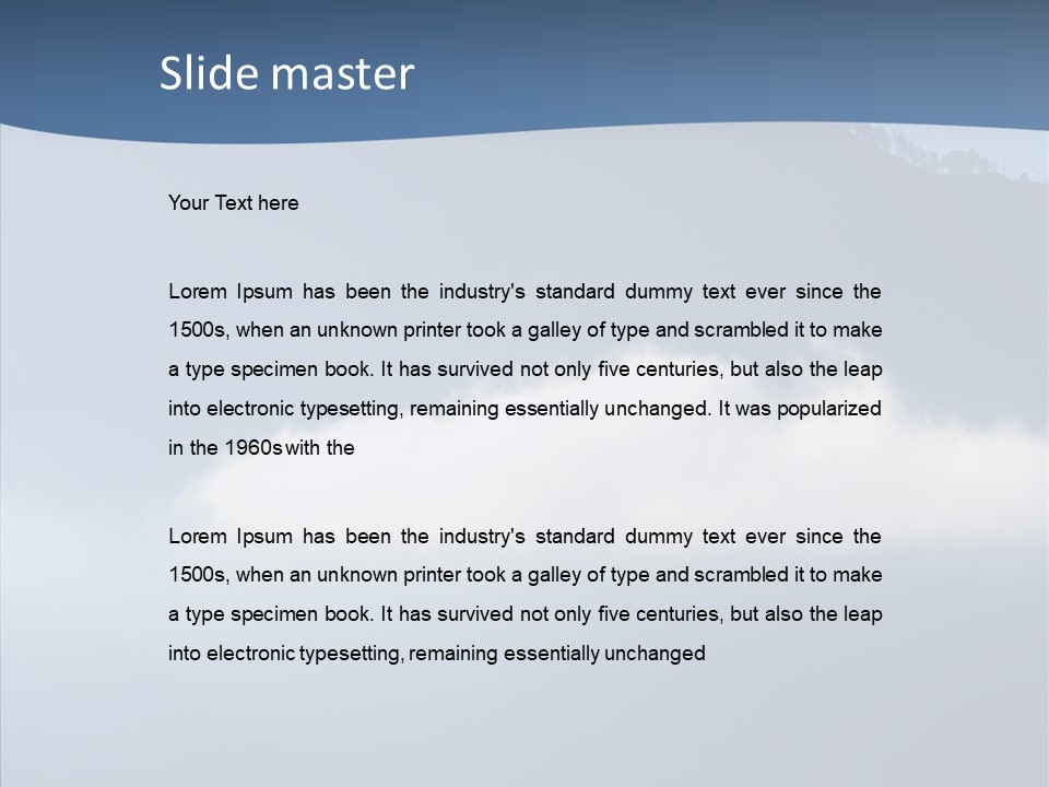 Escape Landscape Sunset PowerPoint Template