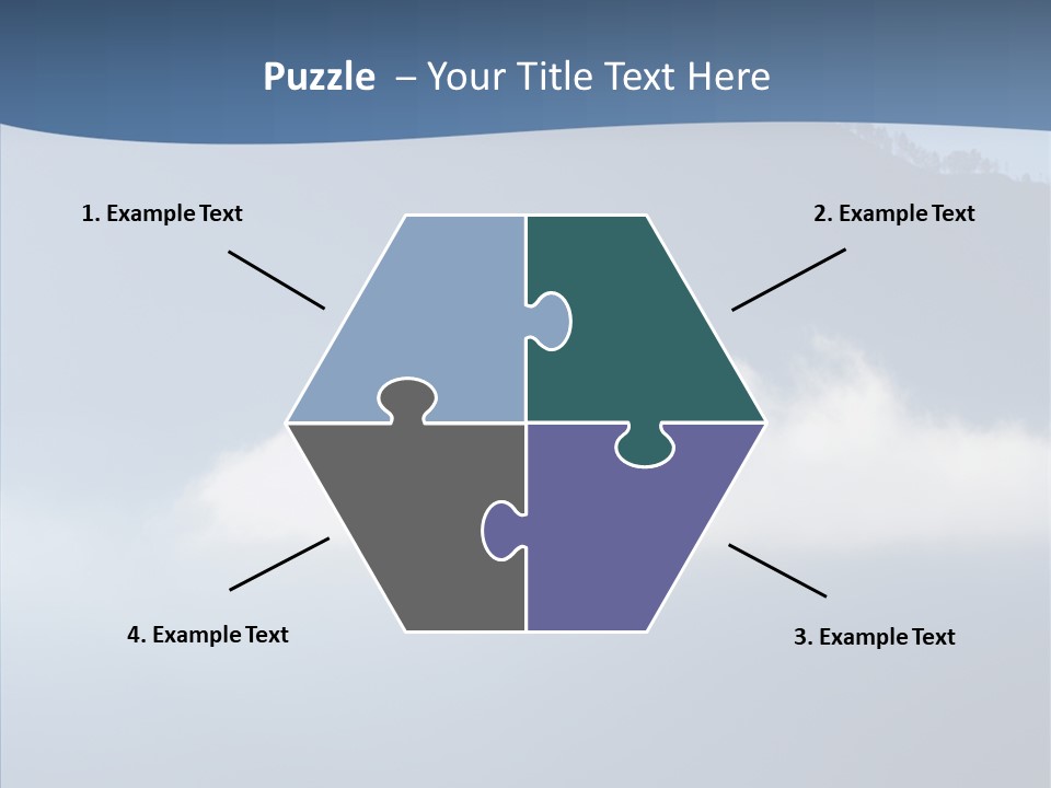 Escape Landscape Sunset PowerPoint Template