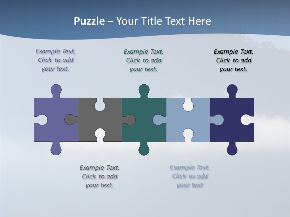 Escape Landscape Sunset PowerPoint Template