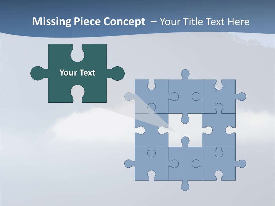 Escape Landscape Sunset PowerPoint Template