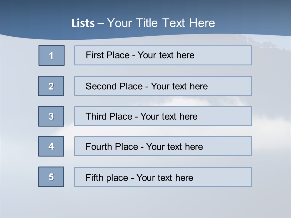 Escape Landscape Sunset PowerPoint Template