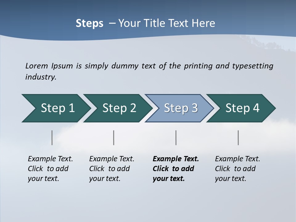 Escape Landscape Sunset PowerPoint Template