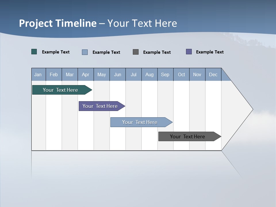 Escape Landscape Sunset PowerPoint Template