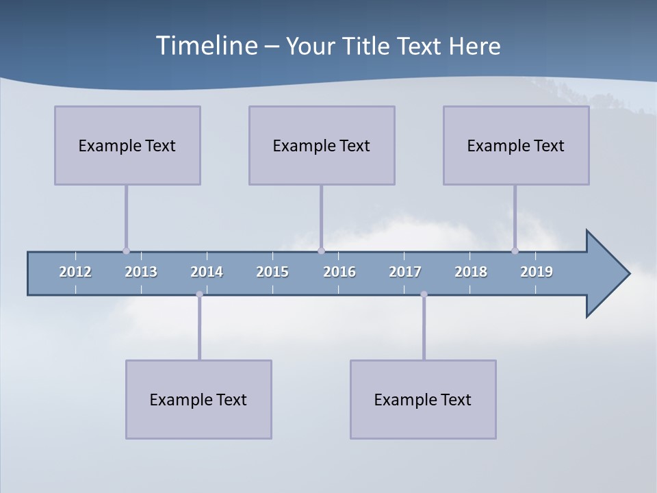 Escape Landscape Sunset PowerPoint Template