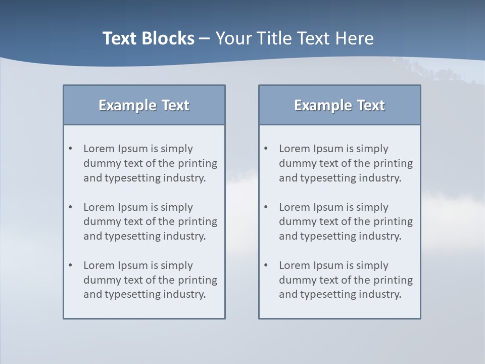 Escape Landscape Sunset PowerPoint Template