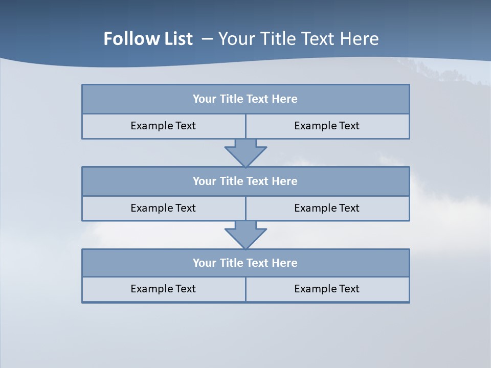 Escape Landscape Sunset PowerPoint Template