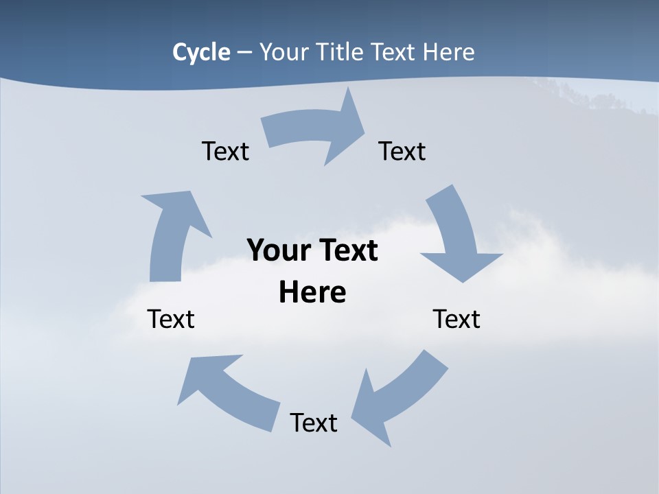 Escape Landscape Sunset PowerPoint Template
