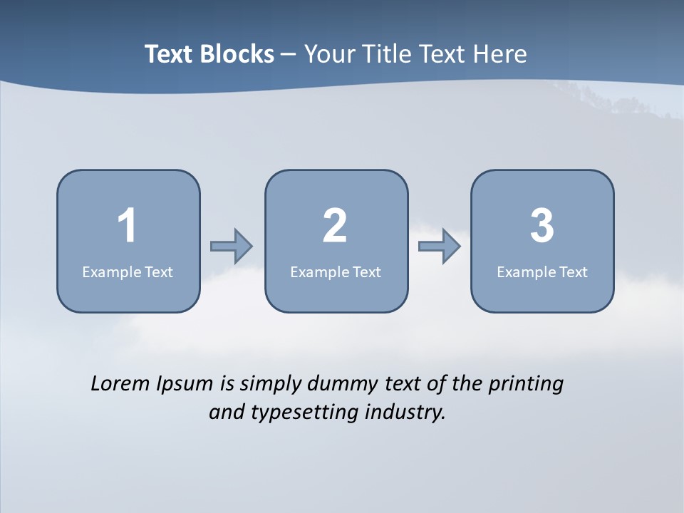 Escape Landscape Sunset PowerPoint Template