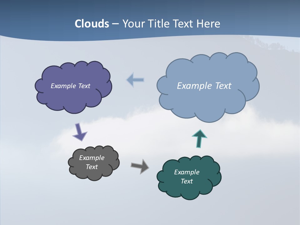 Escape Landscape Sunset PowerPoint Template