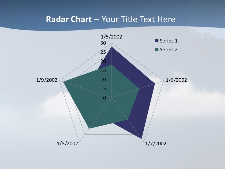 Escape Landscape Sunset PowerPoint Template