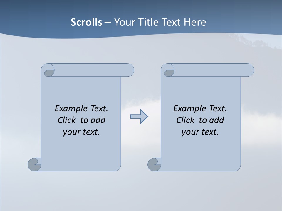 Escape Landscape Sunset PowerPoint Template