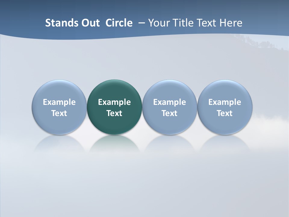 Escape Landscape Sunset PowerPoint Template