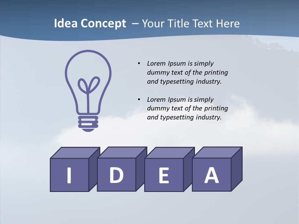 Escape Landscape Sunset PowerPoint Template