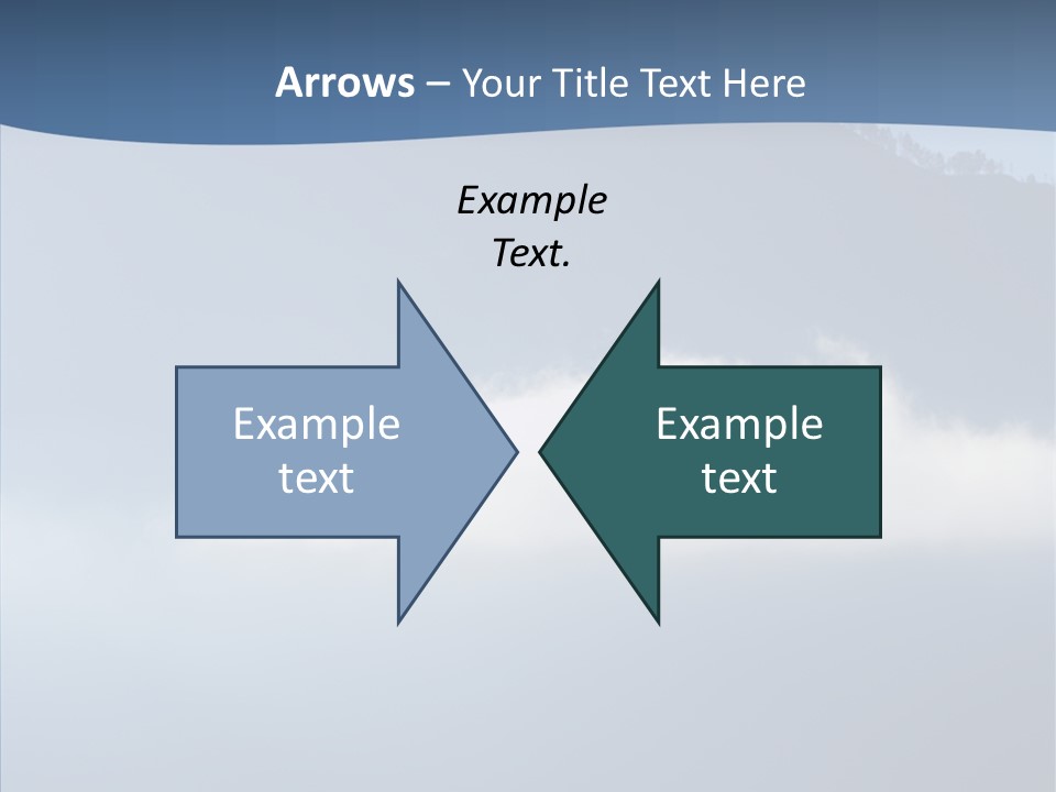 Escape Landscape Sunset PowerPoint Template